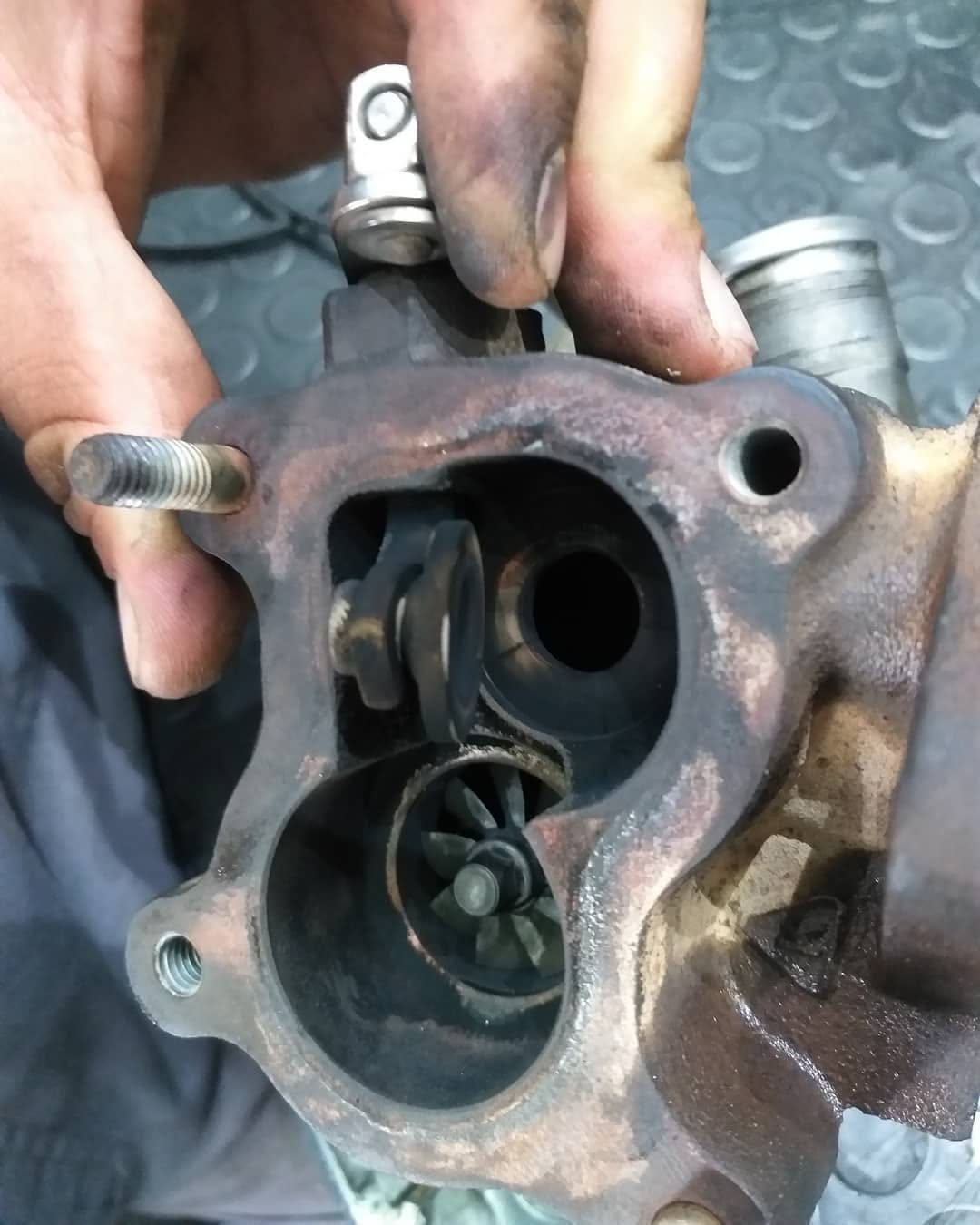 Κέλυφος turbo κατά τον έλεγχο στο Garage GPM