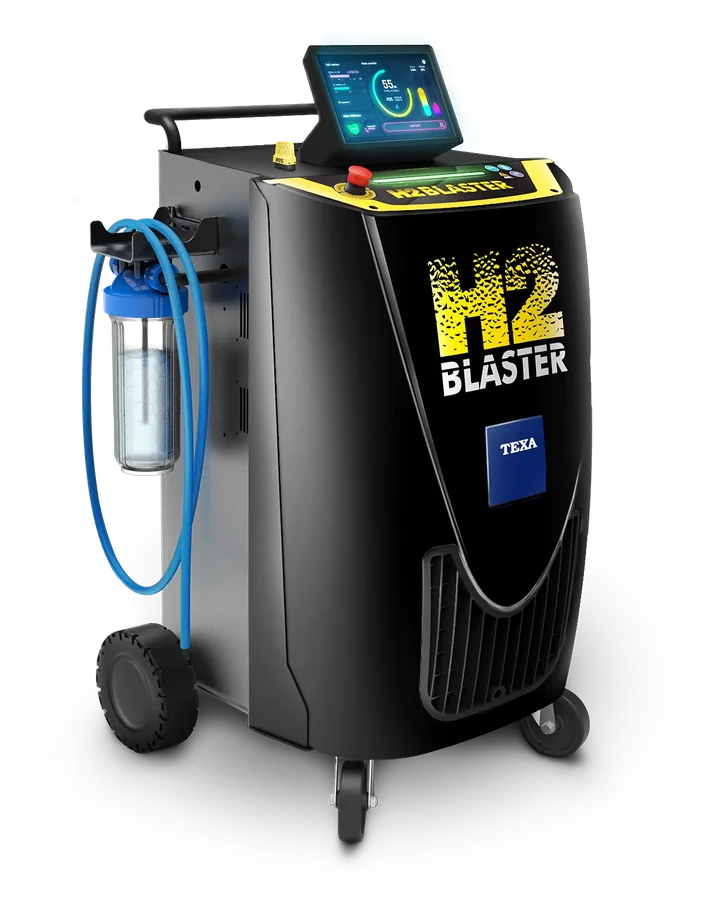 Το μηχάνημα TEXA H2 BLASTER για καθαρισμό κινητήρα με υδρογόνο
